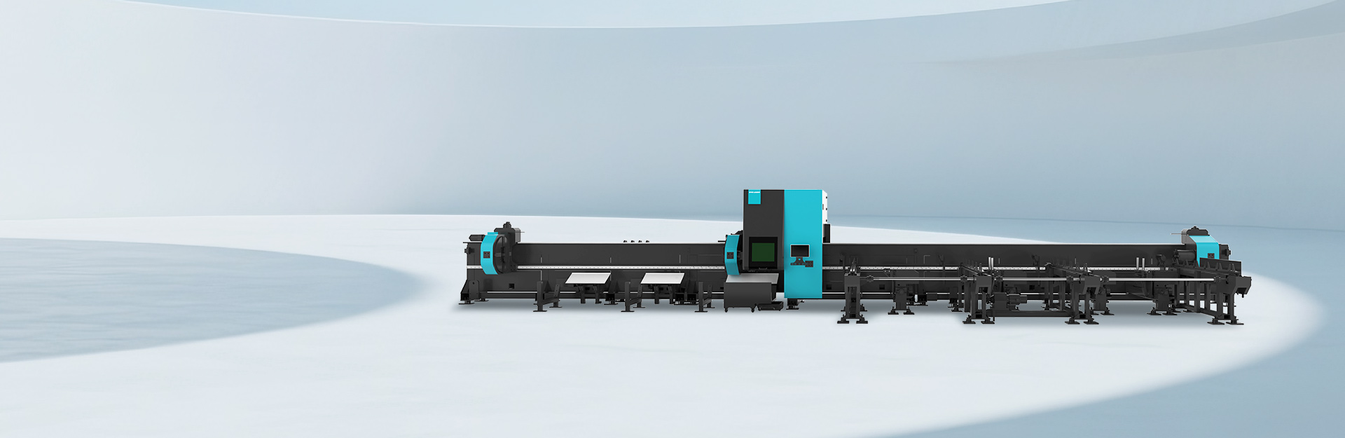 Medium Duty Fiber Tube Laser Cutting Machine