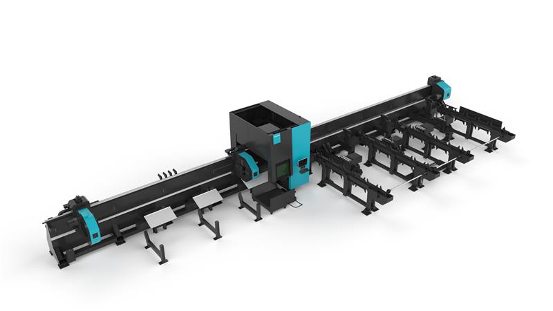 Medium Duty Fiber Tube Laser Cutting Machine