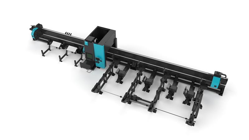 Medium Duty Fiber Tube Laser Cutting Machine