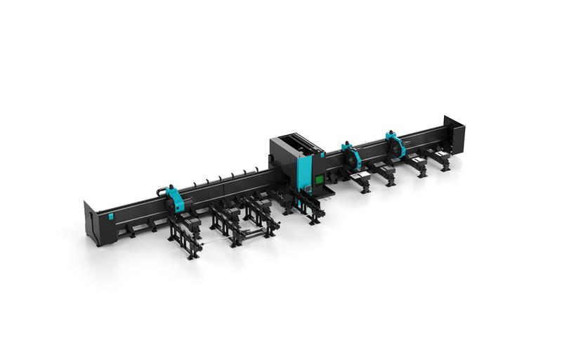 Heavy Duty Fiber Tube Laser Cutting Machine