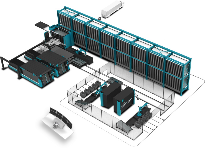 DNE LASER Smart Factory Solution